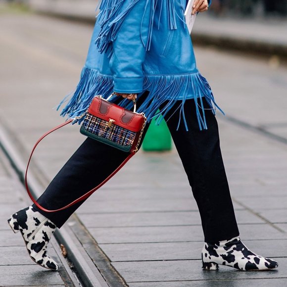 Cow Print Animal Chelsea Boots Booties ALDO - Picture 10 of 12